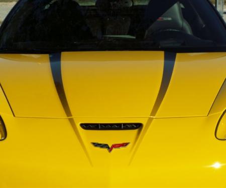 American Car Craft 2005-2013 Chevrolet Corvette Hood Graphic Fade 2pc 042030