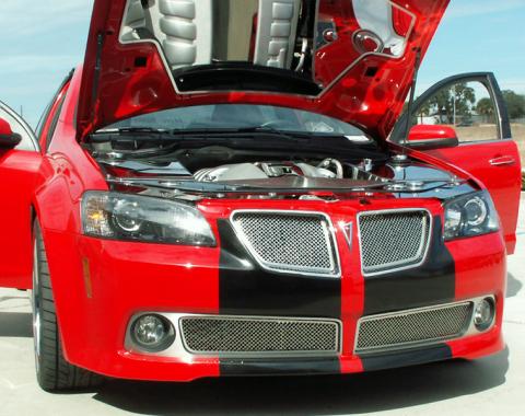 American Car Craft 2008-2009 Pontiac G8 Fog Light Trim Plates Satin 2pc 222001