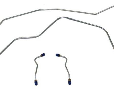 Shafers Classic Reproductions 1956-1957 Chevrolet Full Size Front Brake Line Set, Stainless Steel FBL002S