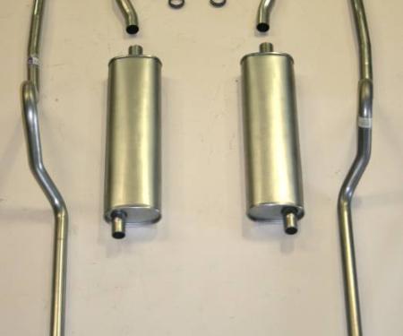 Shafers Classic Reproductions 1955 Chevrolet Full Size 8 cyl. Dual Exhaust System w/ Ram's Horn manifolds, Hardtop 63047