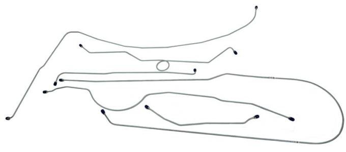Shafers Classic Reproductions 1957-1960 Ford F100 2 WD Complete Brake Line Set FBLK04