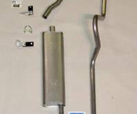 Shafers Classic Reproductions 1955 Chevrolet Full Size Hardtop 6 cyl. Exhaust System, Stainless steel 63000S