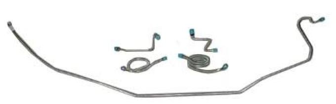 Shafers Classic Reproductions 1969 Chevrolet Full Size Front Brake Line Set, Stainless Steel FBL412S