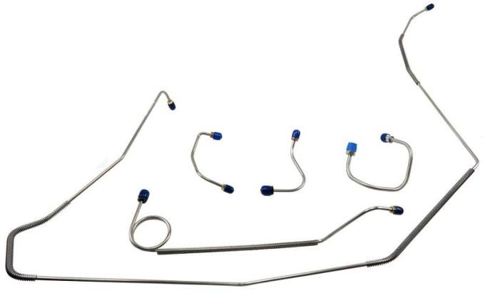 Shafers Classic Reproductions 1967-1968 Chevrolet Camaro Front Brake Line Set, Stainless Steel FBL201S