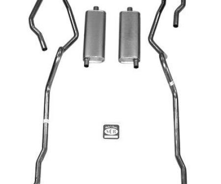 Shafers Classic Reproductions 1956 Chevrolet Full Size 8 cyl. All Dual SW (exc. 9 Passenger) Exhaust System 63017