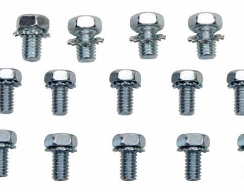 Shafers Classic Reproductions 1955-1964 Chevrolet Full Size and Corvette Oil Pan Bolt Kit OPB001