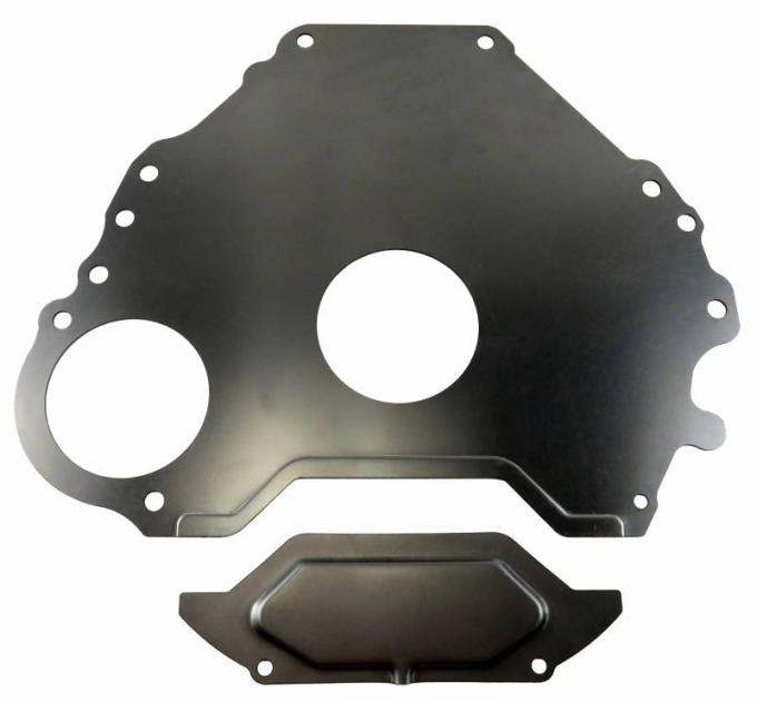 Shafers Classic Reproductions 1965-1968 Ford Mustang 289 V8 and 1963-68 Full size Ford Block To Transmission Spacer Plate And Cover MCP004