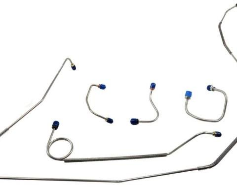 Shafers Classic Reproductions 1967-1968 Chevrolet Camaro Front Brake Line Set, Stainless Steel FBL201S