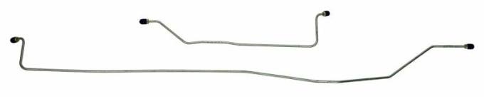Shafers Classic Reproductions 1958 Chevrolet Full Size Rear End Housing Brake Line, Stainless Steel HBL400S