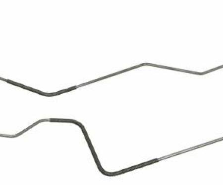 Shafers Classic Reproductions 1967 Chevrolet Camaro Brake Lines (Front To Rear), Stainless Steel LBL221S