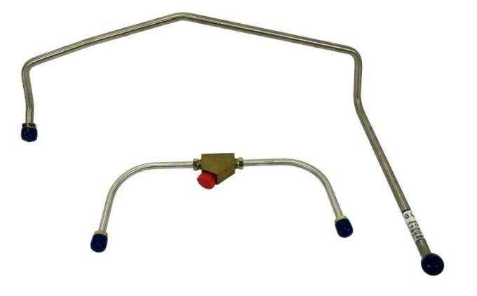 Shafers Classic Reproductions 1969 Chevrolet Camaro Gas Lines (Pump To Carb) Stainless Steel GLK200S