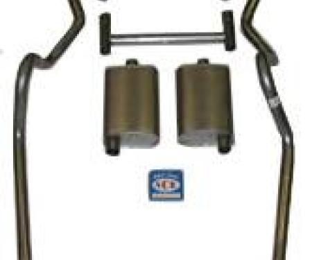 Shafers Classic Reproductions 1955-1957 Chevrolet Full Size 2" dual turbo Exhaust System 63040