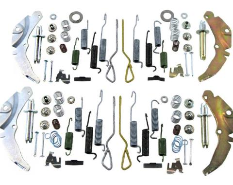 Shafers Classic Reproductions 1955-1958 Chevrolet Full Size Brake Hardware Kit, Front and Rear BHK002