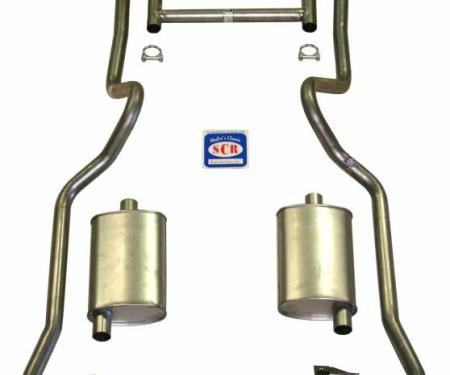 Shafers Classic Reproductions 1955-1957 Chevrolet Full Size Exhaust System, 2" Dual Turbo w/ 2" Standard Type Hedman Headers 63028