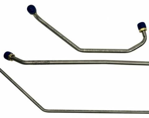 Shafers Classic Reproductions 1969 Chevrolet Camaro Gas Lines (Pump To Carb) Stainless Steel GLK208S