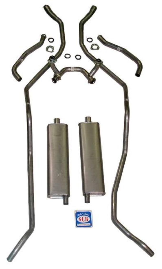 Shafers Classic Reproductions 1958 Chevrolet Full Size Exhaust System 8 cyl. 348 dual exhaust exc. hi-perf HT or convertible 73010