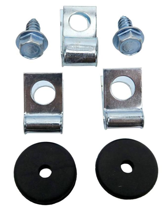 Shafers Classic Reproductions 1964-1966 Ford Mustang Front Brake Line Clip Set MBC001