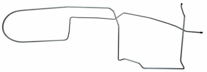 Shafers Classic Reproductions 1964 Ford Mustang Long Gas Lines, Pump To Tank,304 Stainless Steel MLG004S