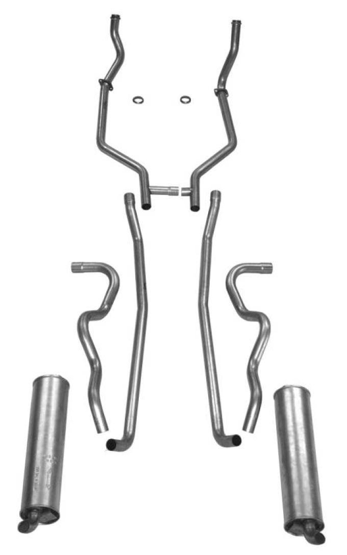 Shafers Classic Reproductions 1963-1964 Full Size Ford 352 and 390 CID Dual Exhaust System, 2 & 4 Door 83000
