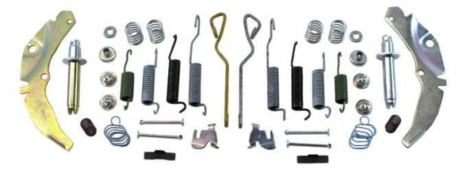 Shafers Classic Reproductions 1955-1958 Chevrolet Full Size Brake Hardware Kit, Rear Only BHKR02