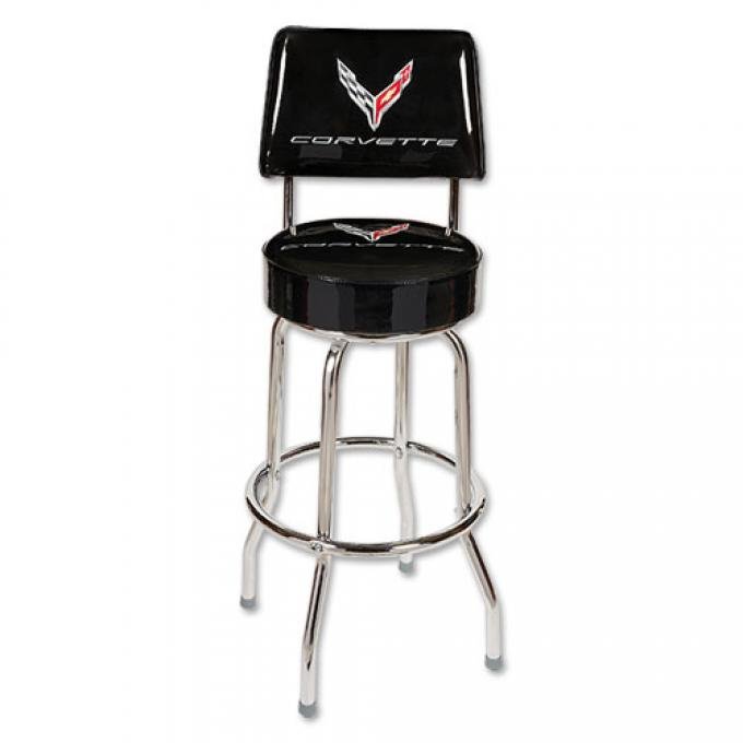 Next Generation Corvette Counter Stool with Back