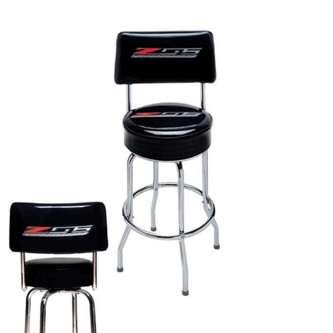 Z06 Corvette Pub Stool w/Back