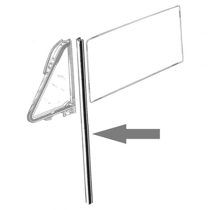 Dennis Carpenter Division Bar Glass Run - 1952-54 Ford Car   BA-7022296-U