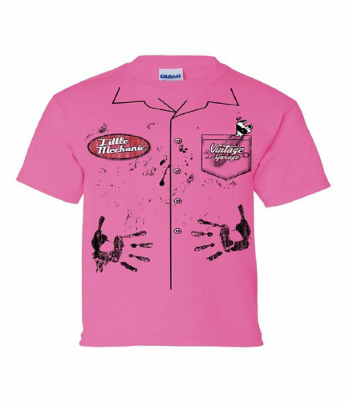 Gildan Vintage Pink Little Mech T-Shirt