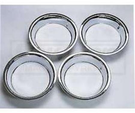 Chevy Truck Rally Wheel Trim Rings, 15 X 8, Stainless Steel, 1947-1987