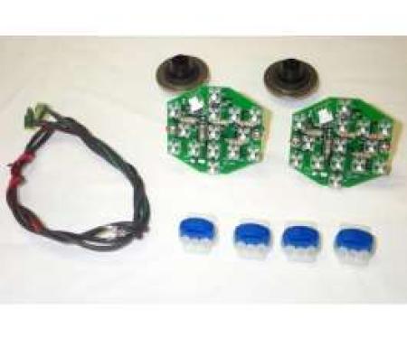 Chevy Truck LED Taillight Conversion Kit, Step Side, 1955-1966