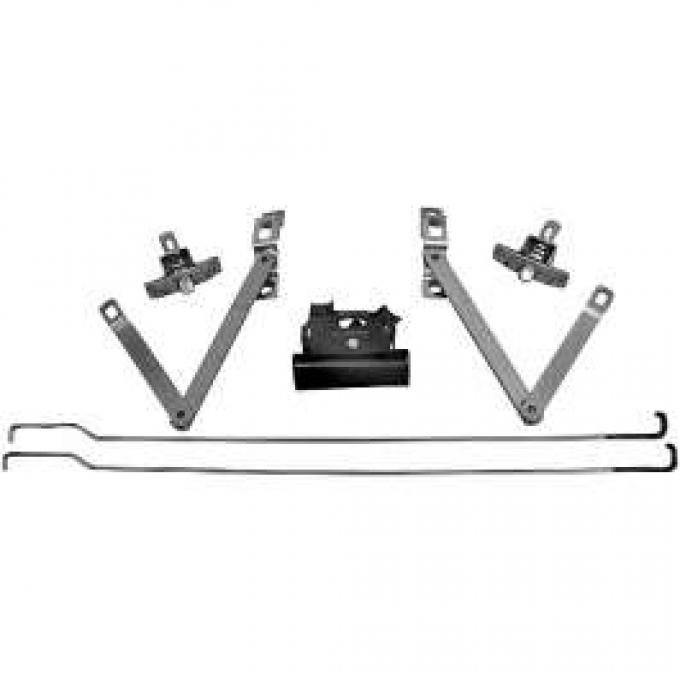 Chevy Truck Tailgate Hinge & Handle Kit, Blazer, Fleet Side, Jimmy, 1967-1972