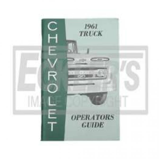 Chevy Truck Owner's Manual, 1961
