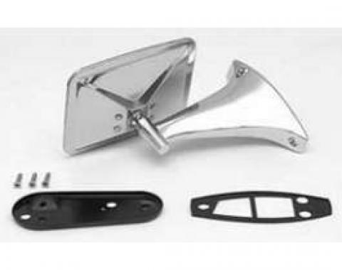 Chevy Truck Outside Door Mirror Assembly, Left, 1970-1972