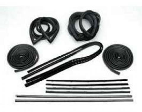 Chevy Truck Weatherstrip Kit, Standard, With Chrome, 1967-1970