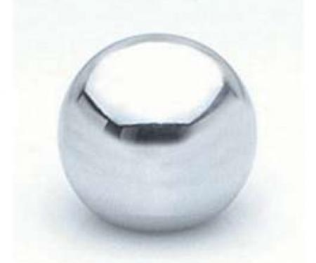 Chevy Or GMC Truck Shift Ball, Chrome, 3/8 Thread, 1947-1987