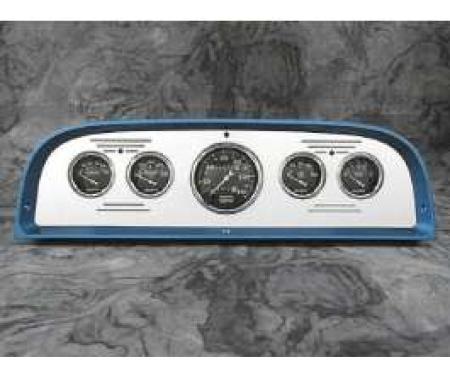 Chevy Truck Dash Insert, Polished Billet Aluminum, Classic Instruments, 1960-1963