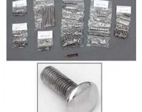 Chevy Truck Button Head Bolt Kit, Step Side Short Bed, Stainless Steel, 1967-1972