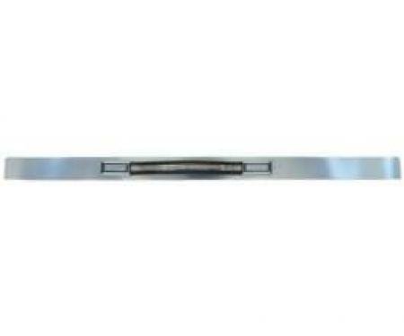 Chevy Truck Trim Inserts, Front, Full Size, Brushed Aluminum Trim Inserts With Pull Straps, 1981-1991