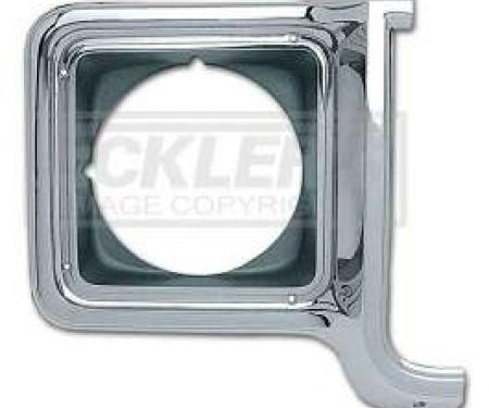 Chevy And GMC Truck Headlight Bezel, Right, 1973-1978