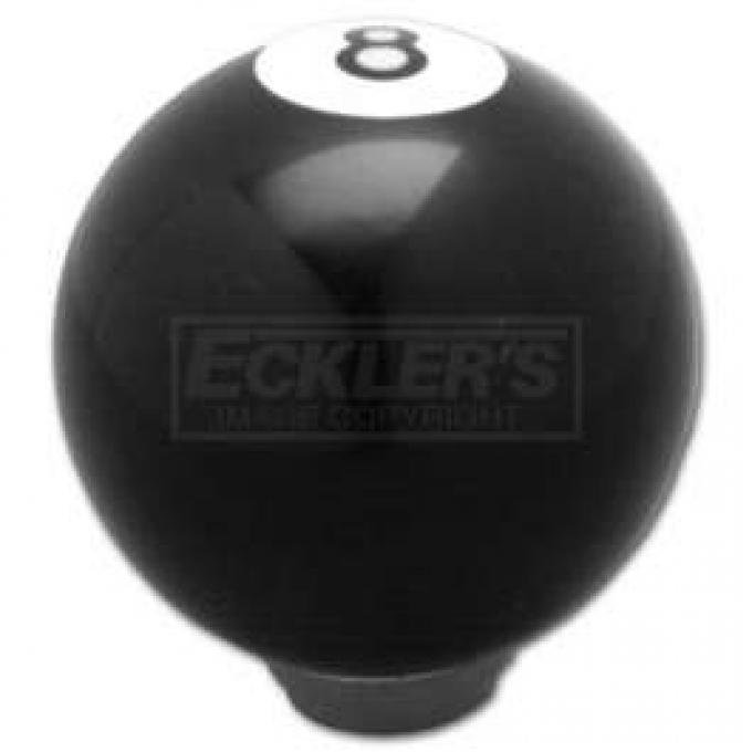 Chevy Or GMC Truck Gear Shift Knob, Black 8 Ball, 1947-1987