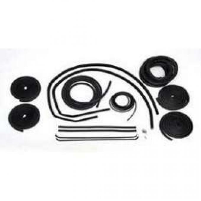 Chevy Truck Weatherstrip Kit, For Large Rear Glass, Without Stainless Steel Molding, 1964-1966
