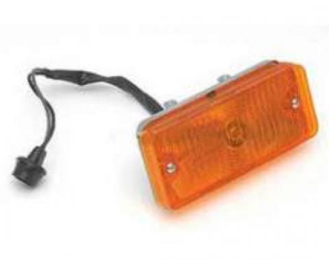 Chevy Truck Parking & Turn Signal Light Assembly, Amber, Left, 1967-1968
