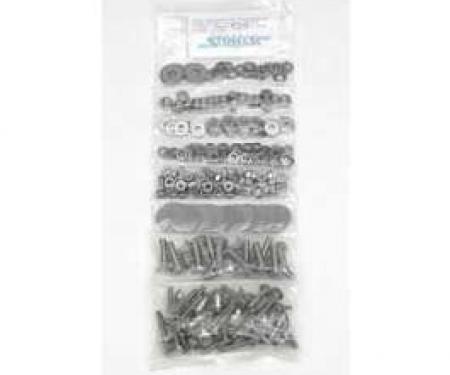 Chevy Truck Bed Strip & Angle Bolt Kit, Long Bed, Step Side,1955-1972
