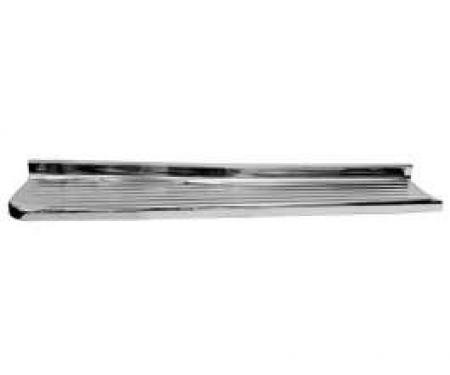 Chevy Truck Running Board, Chrome, Left, Step Side, 1947-1954