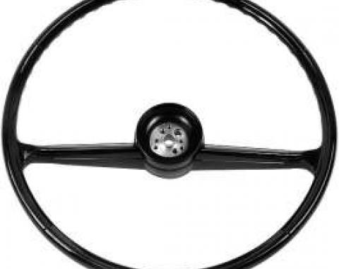 Chevy Truck Steering Wheel, Black, 1960-1966