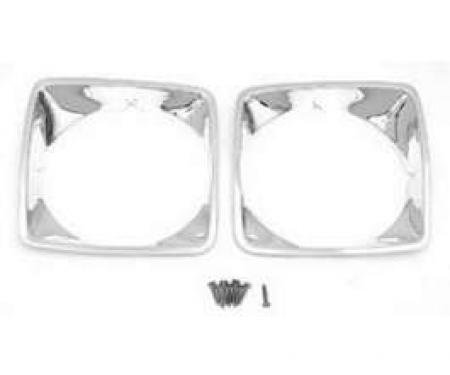 Chevy Truck Headlight Bezels, 1969-1972