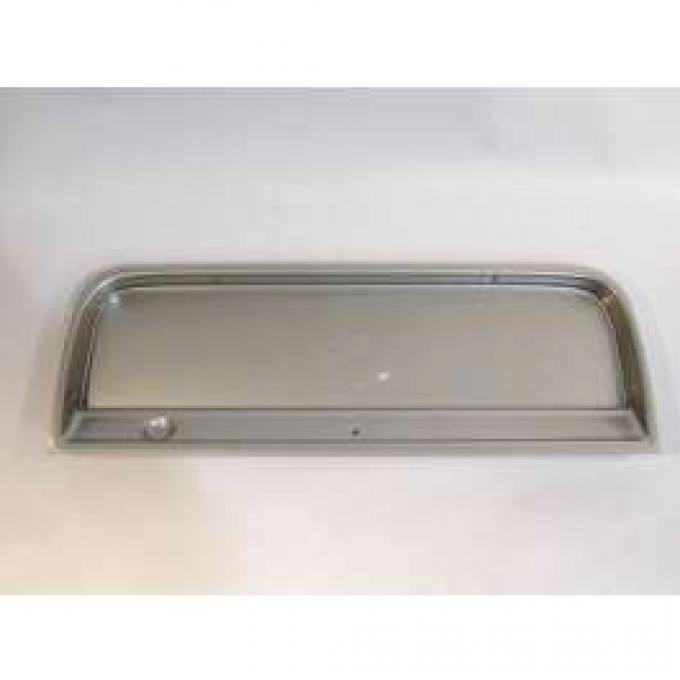 Chevy Truck Instrument Cluster, Brushed Aluminum, Without Gauges, 1964-1966