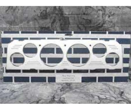 Chevy Truck Dash Insert, Polished Billet Aluminum, Classic Instruments, 1964-1966