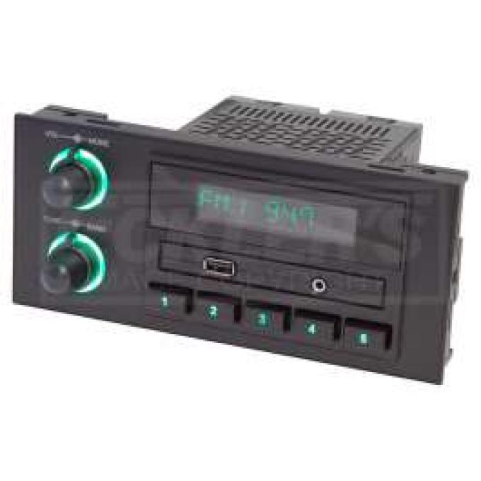 NLA - Chevy Or GMC Truck, RetroSound Newport 1.5 DIN Direct-fit GM Radio, 1995-2002