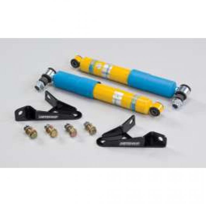 Chevy & GMC Truck Front Shocks, Hotchkis Tuned / FOX, With Relocation Brackets, C-10, 1963-1972